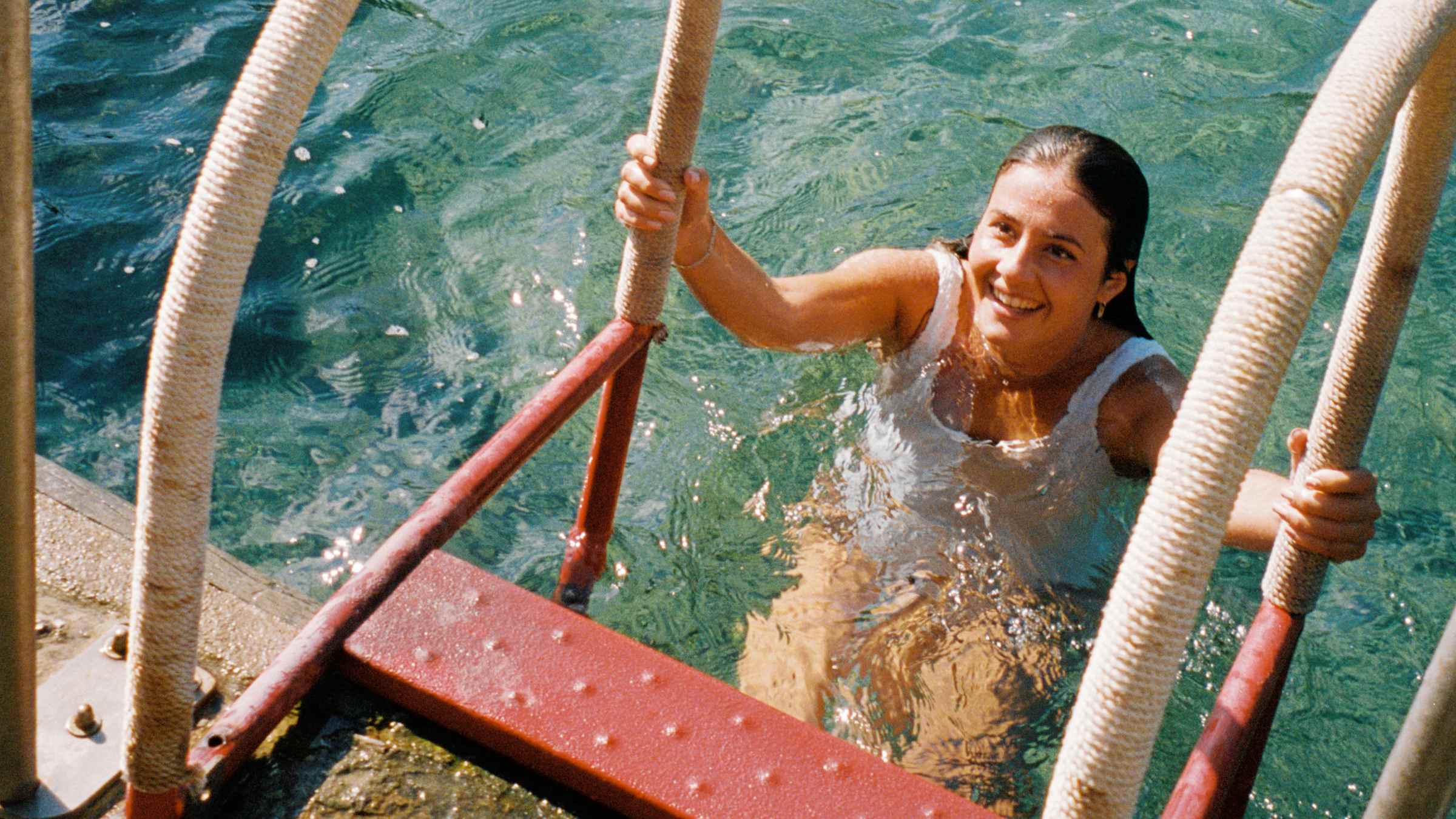 Bagni Fiore beach club at Paraggi near Portofino