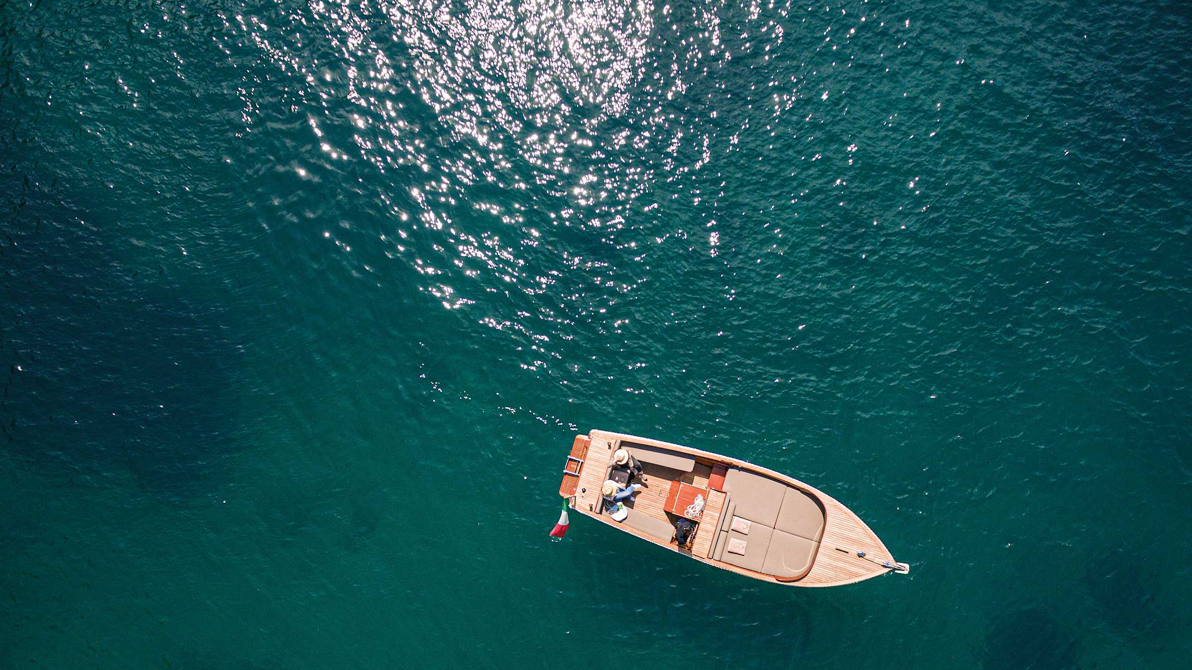 A traditional wooden gozzo boat trip from Portofino